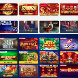 BetRivers Casino game selection