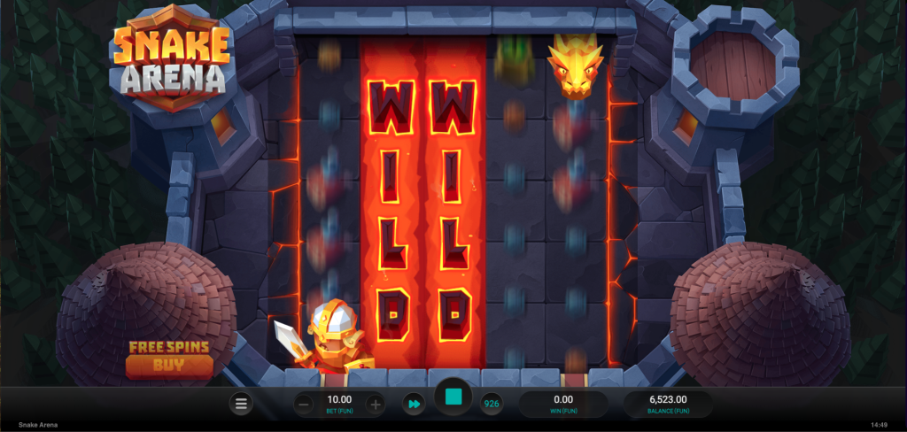 Snake Arena Wild Chase in progress