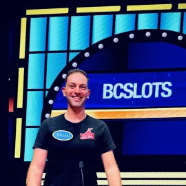 Brian Christopher playing Family Feud Live on a Carnival Cruise Line ship