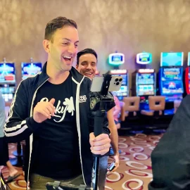 Brian and Marco during a livestream