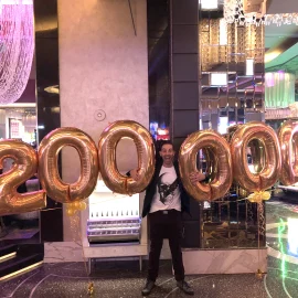Brian 200k subscriber event at Cosmopolitan