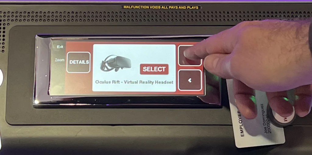 Gift & Go on Konami Synkros system