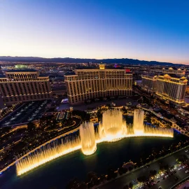 Bellagio Fountains in Las Vegas