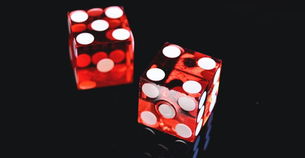 Transparent dice