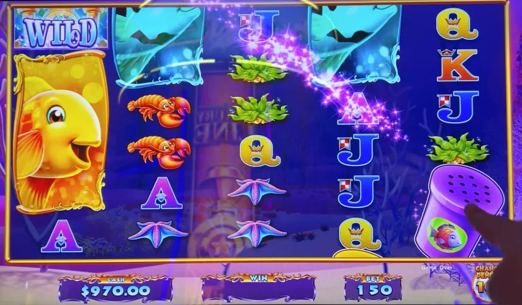 Gold Fish Feeding Time Castle game over