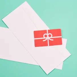 Gift card with envelopes