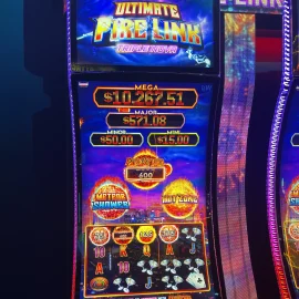 Ultimate Fire Link Triplenova at G2E 2024 in the Light & Wonder booth