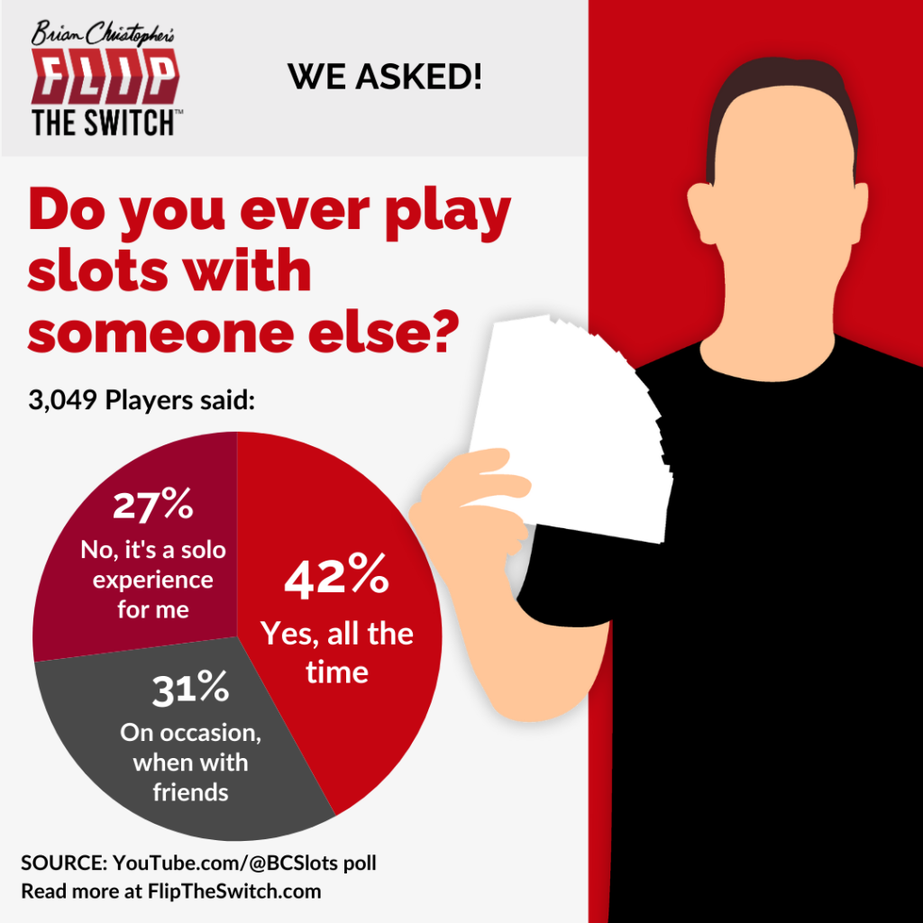 Do you ever play slots with someone else?