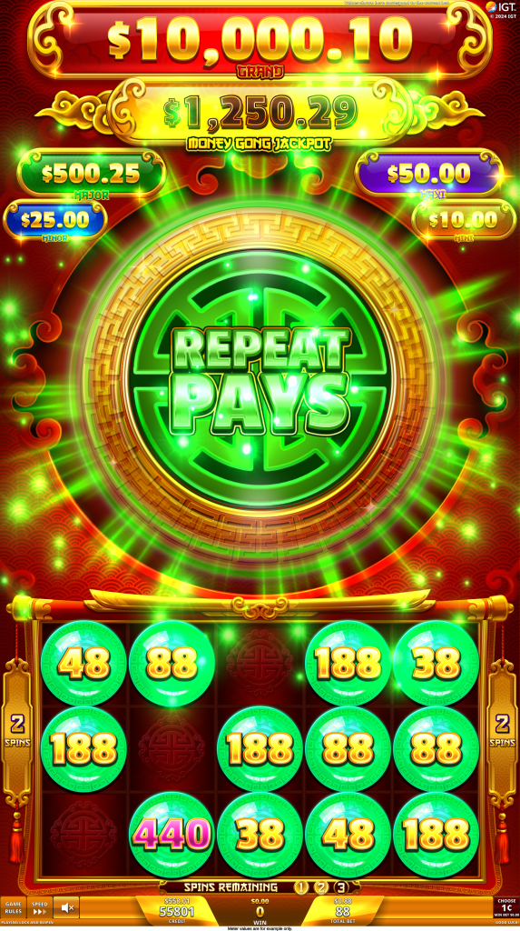 Money Gong Repeat Pays