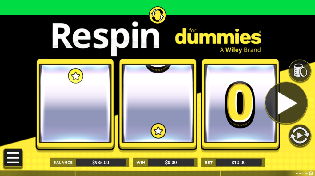 Slots for Dummies zero respin