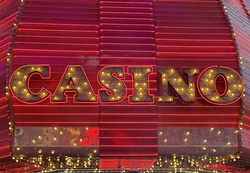 Casino light up sign