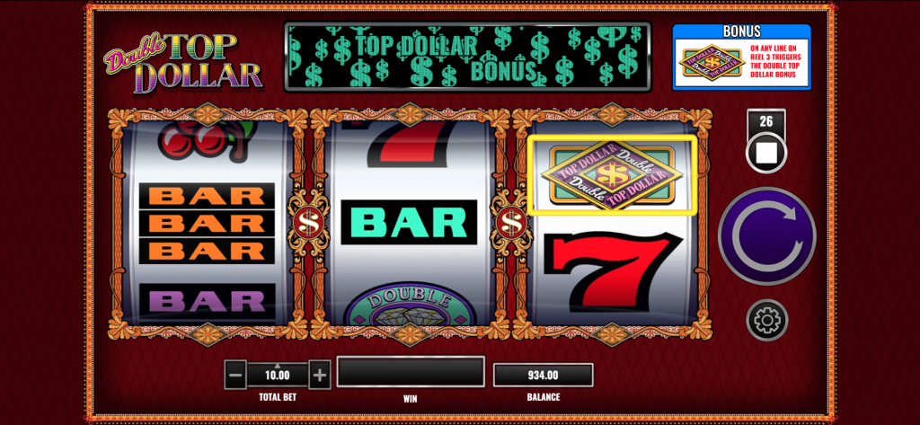 Double Top Dollar Bonus Trigger