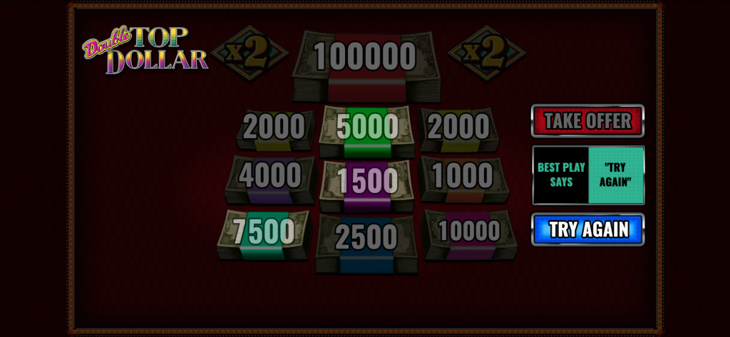 Double Top Dollar Bonus Try Again