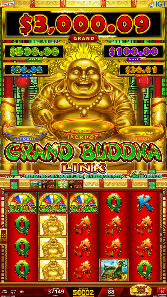 Grand Buddha Link 3 Bonus Symbols