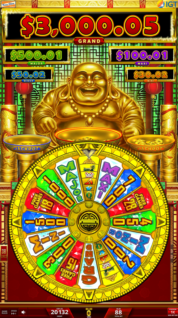 Grand Buddha Link Bonus Wheel