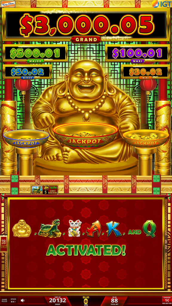 Grand Buddha Link Repeating Win Multiplier
