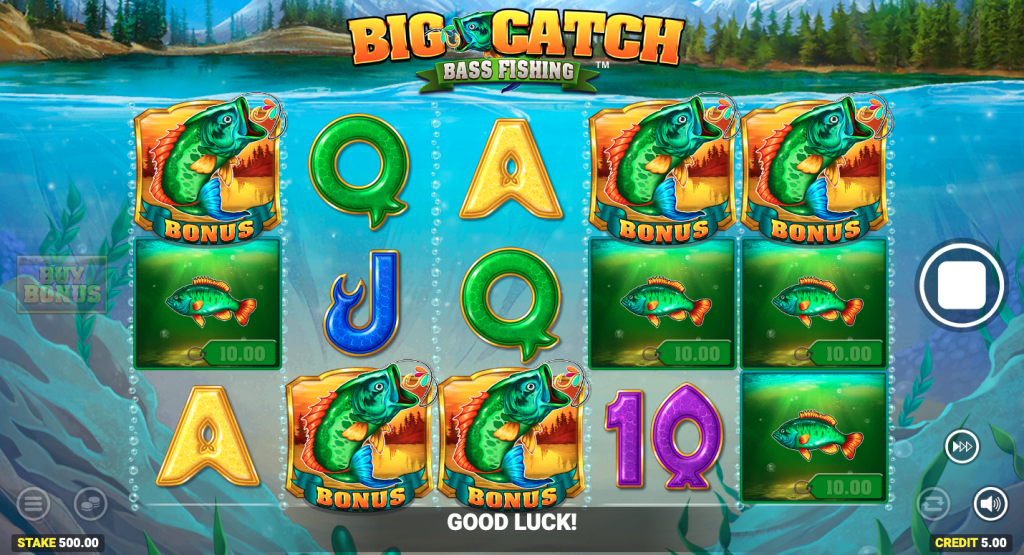 Big Catch Bass Fishing Bonus Trigger