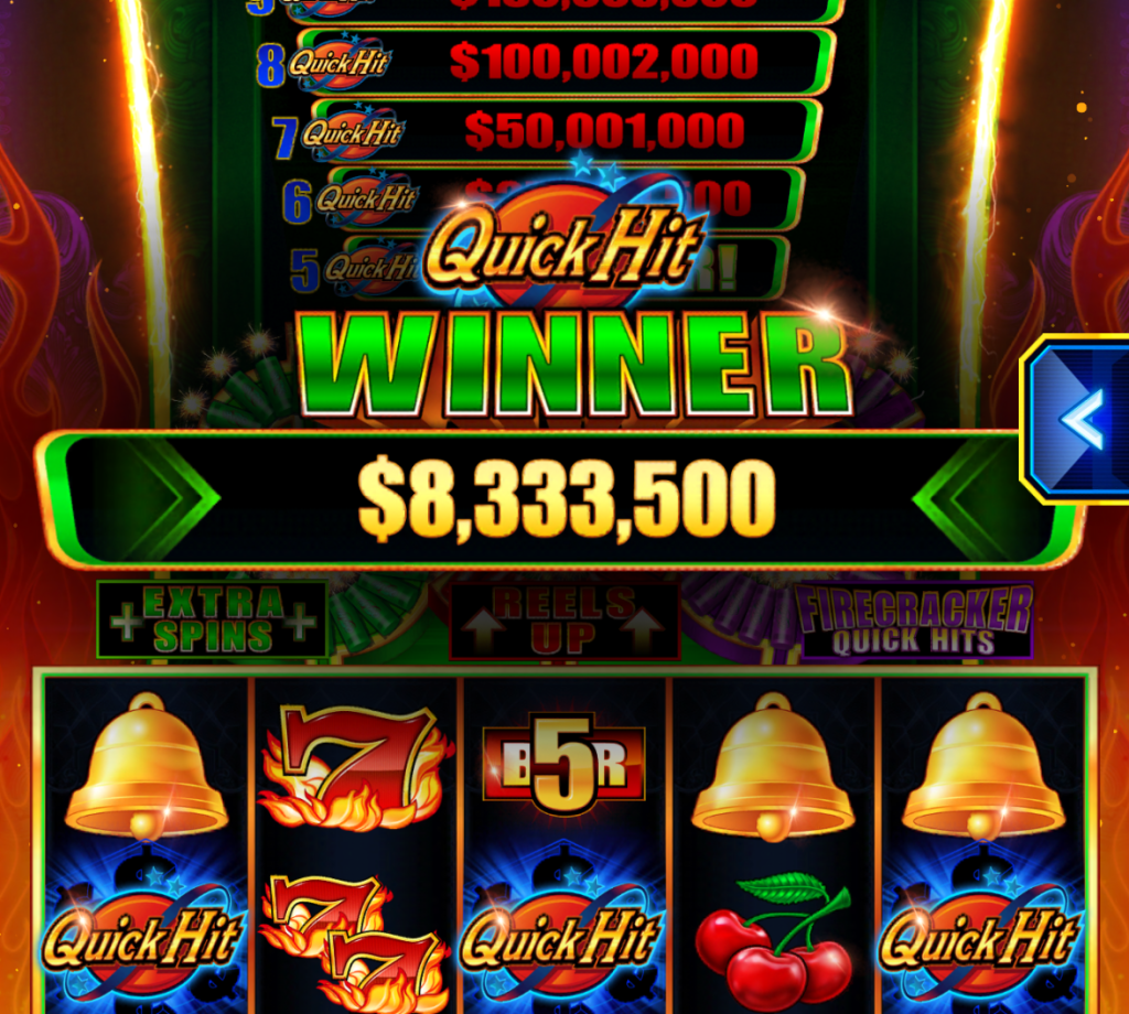 Quick Hit Link Fire Quick Hit Winner