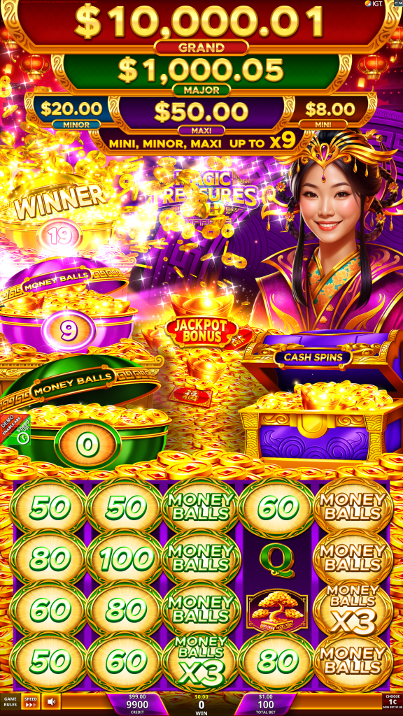 Magic Treasure Gold Money Ball Bonus