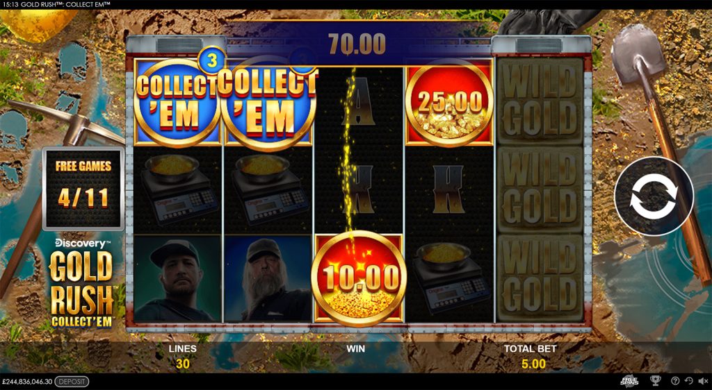 Gold Rush Collect Em Free Games