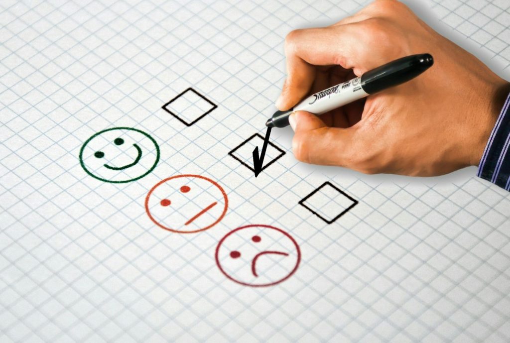 Neutral Face survey checkbox