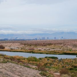 View from outskirts of Las Vegas