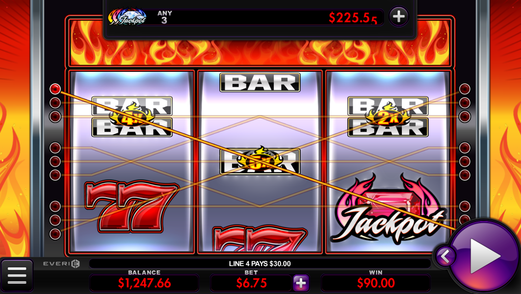 Blazin' Gems Wild and Multiplier