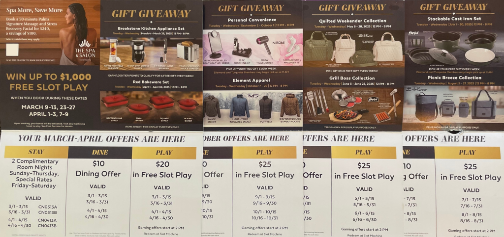 Examples of casino Offers