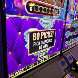 Crazy Lock pick bonus as seen at the Incredible Technologies booth at Global Gaming Expo 2025