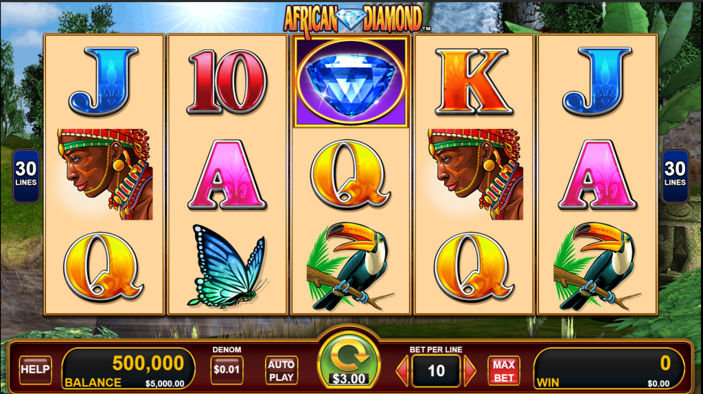 African Diamond Base Game Reel