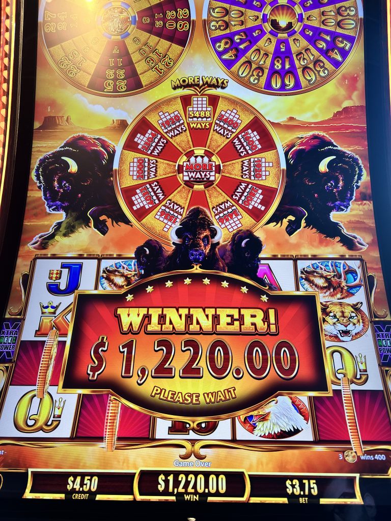 Buffalo Gold Wheel of Reward Slot Machine Jackpot