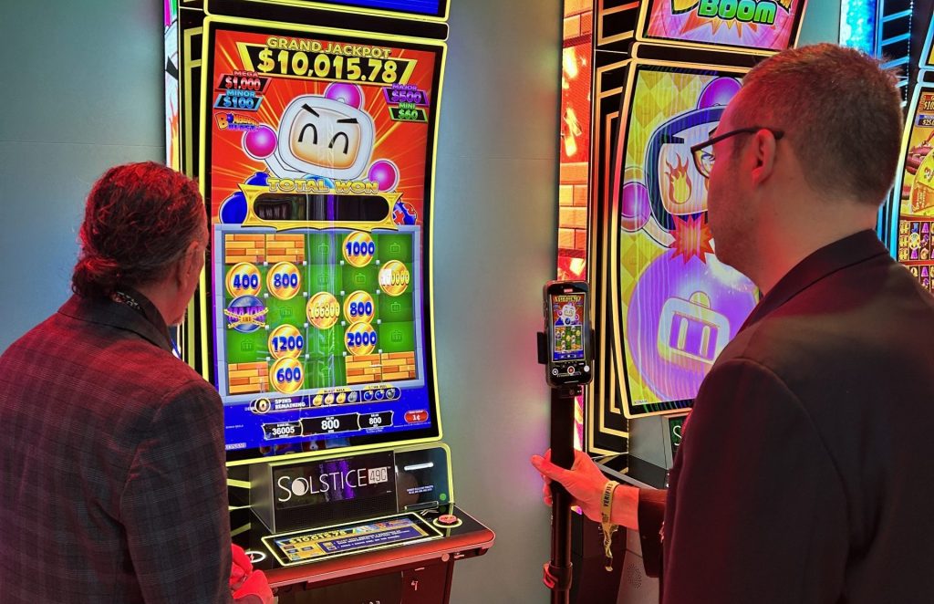 Bomberman Game Demo at G2E
