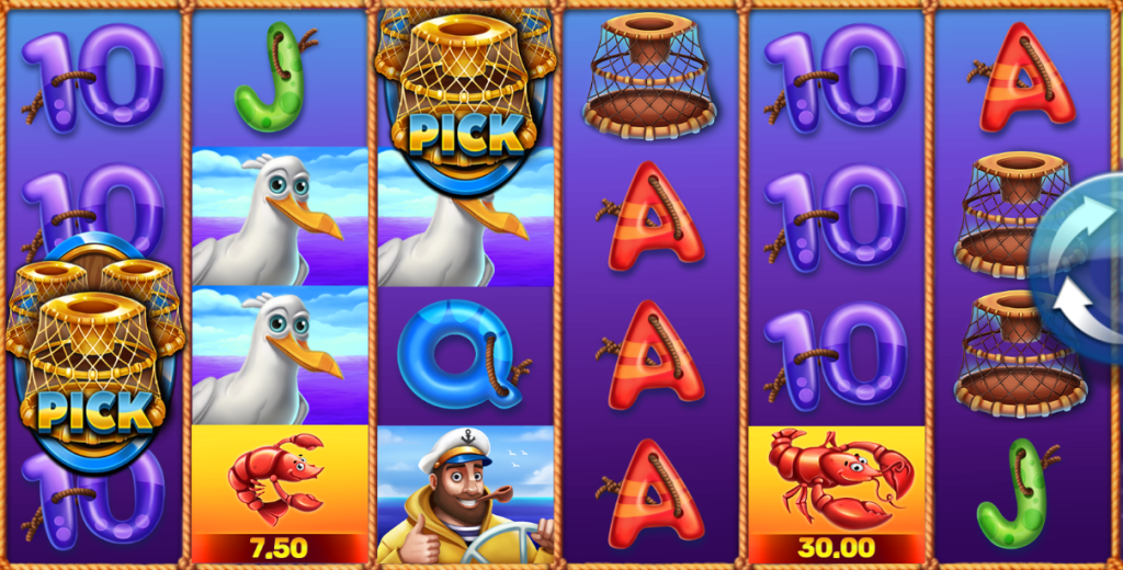 4 Fantastic Lobsters Lobster Pick a win bonus