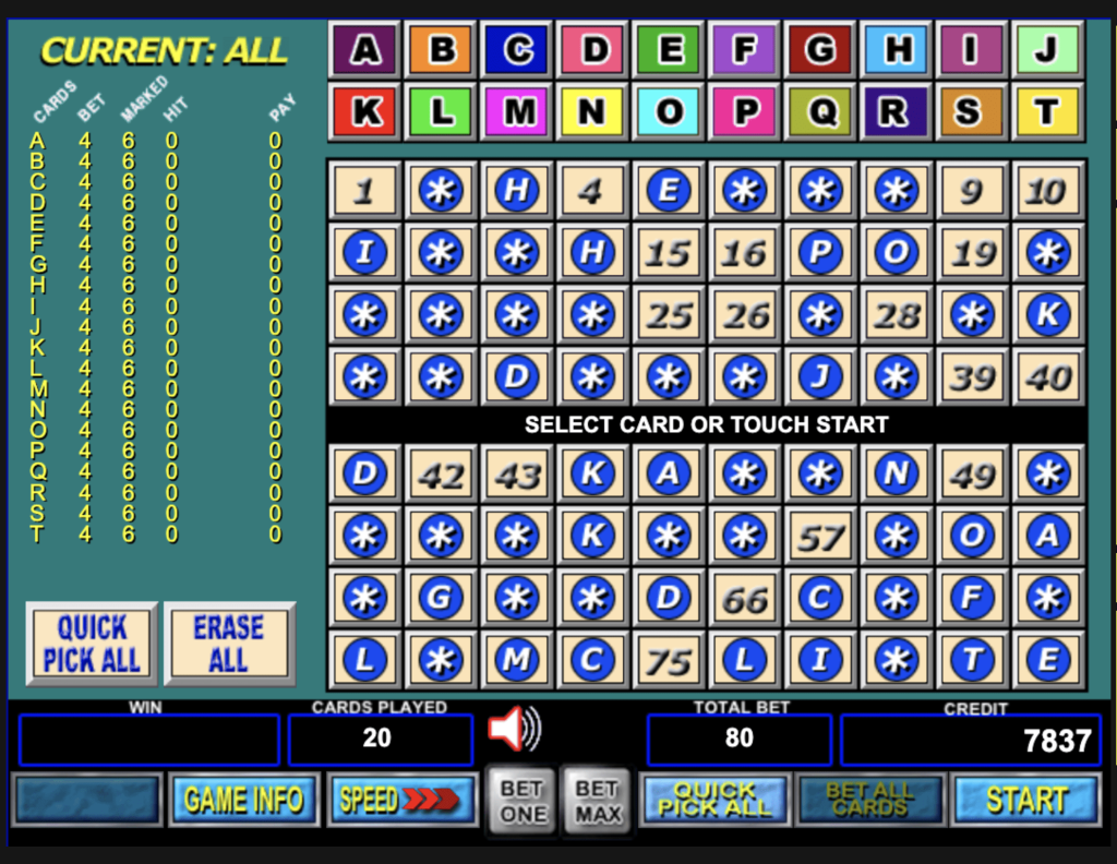 keno variation