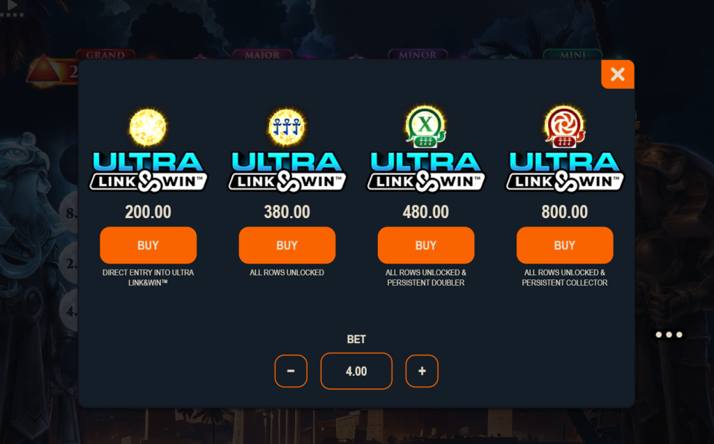 Links of Ra Cashingo Buy a Bonus
