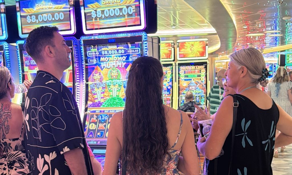 Group of people at the casino