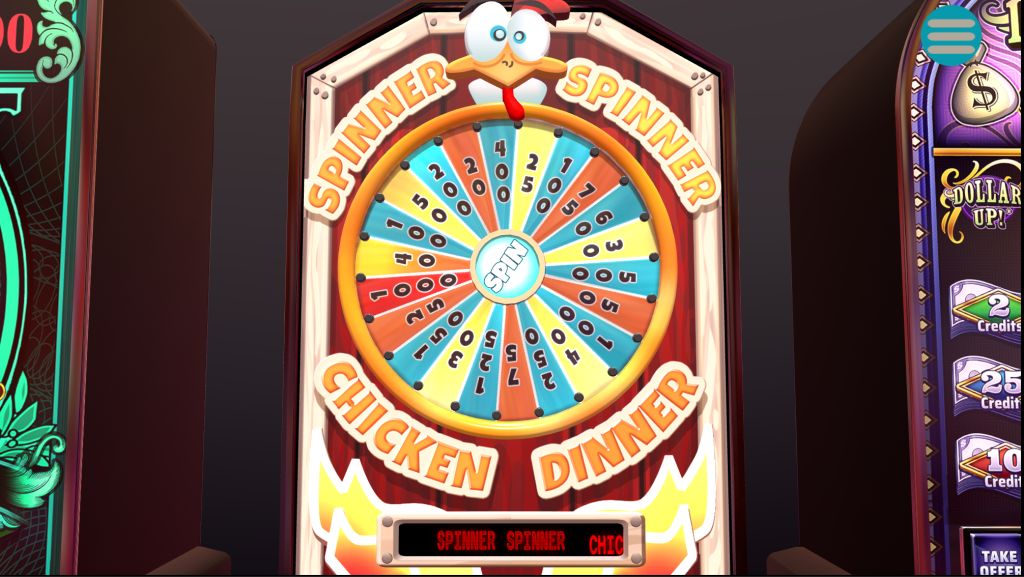 Spinner Spinner Chicken Dinner cabinet