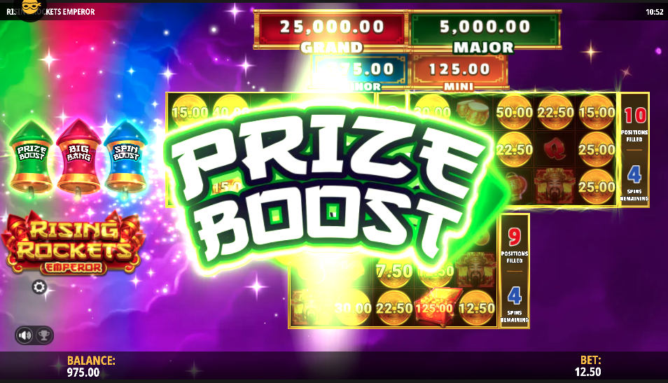 Rising Rockets Emperor prize boost