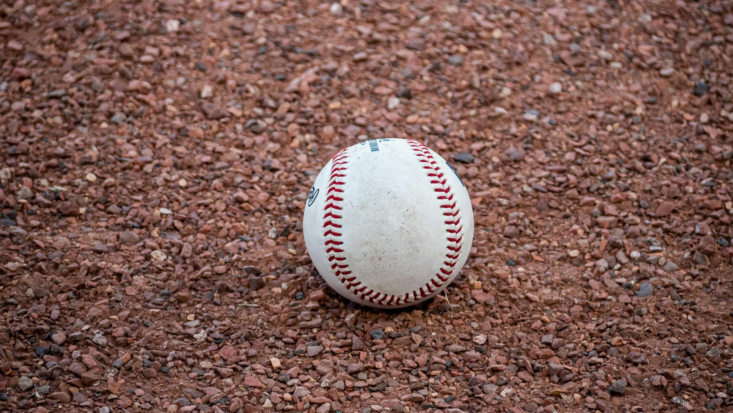 Baseball on dirt