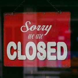 closed sign