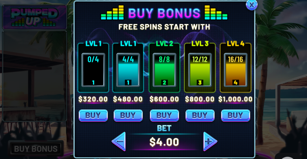 Pumped Up Bonus Buy