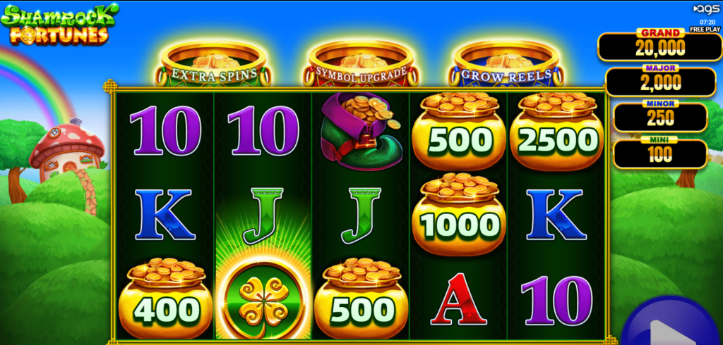 Shamrock Fortunes Base Game