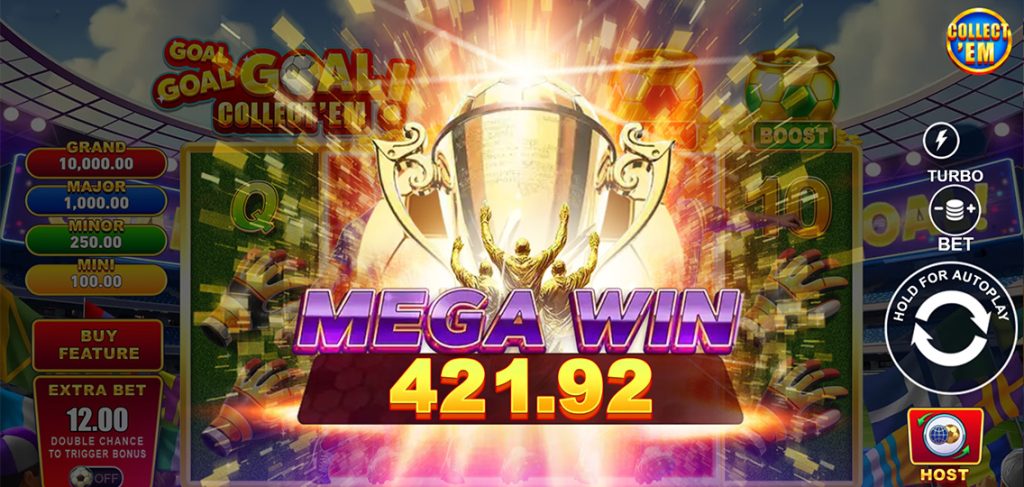 Goal Goal Goal Collect 'Em Mega Win
