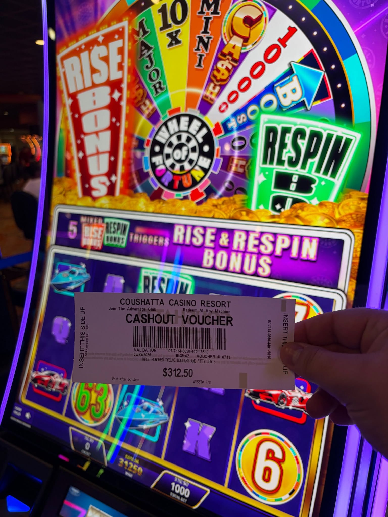 Wheel of Fortune Cash on Reels celebrates its launch at Coushatta Casino Resort in Louisiana.