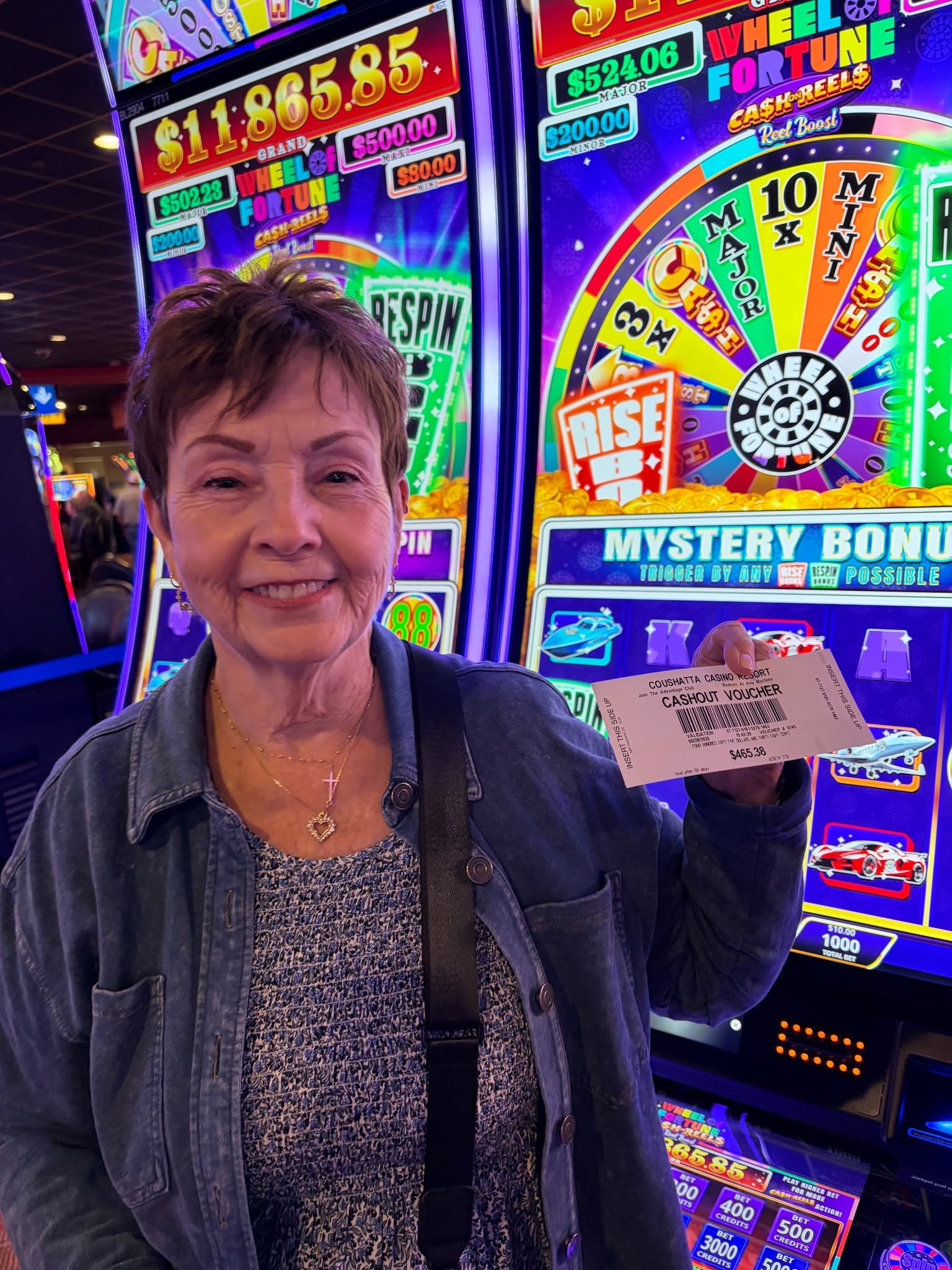 Wheel of Fortune Cash on Reels celebrates its launch at Coushatta Casino Resort in Louisiana.