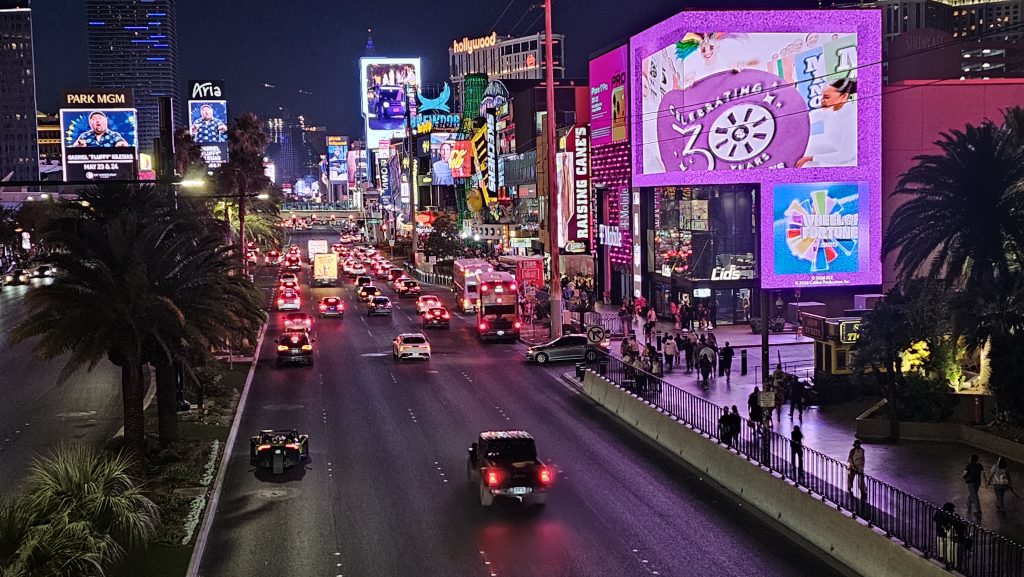 Wheel of Fortune Slots by IGT lit up the Las Vegas strip with a unique ad campaign celebrating the slot series' 30th anniversary.