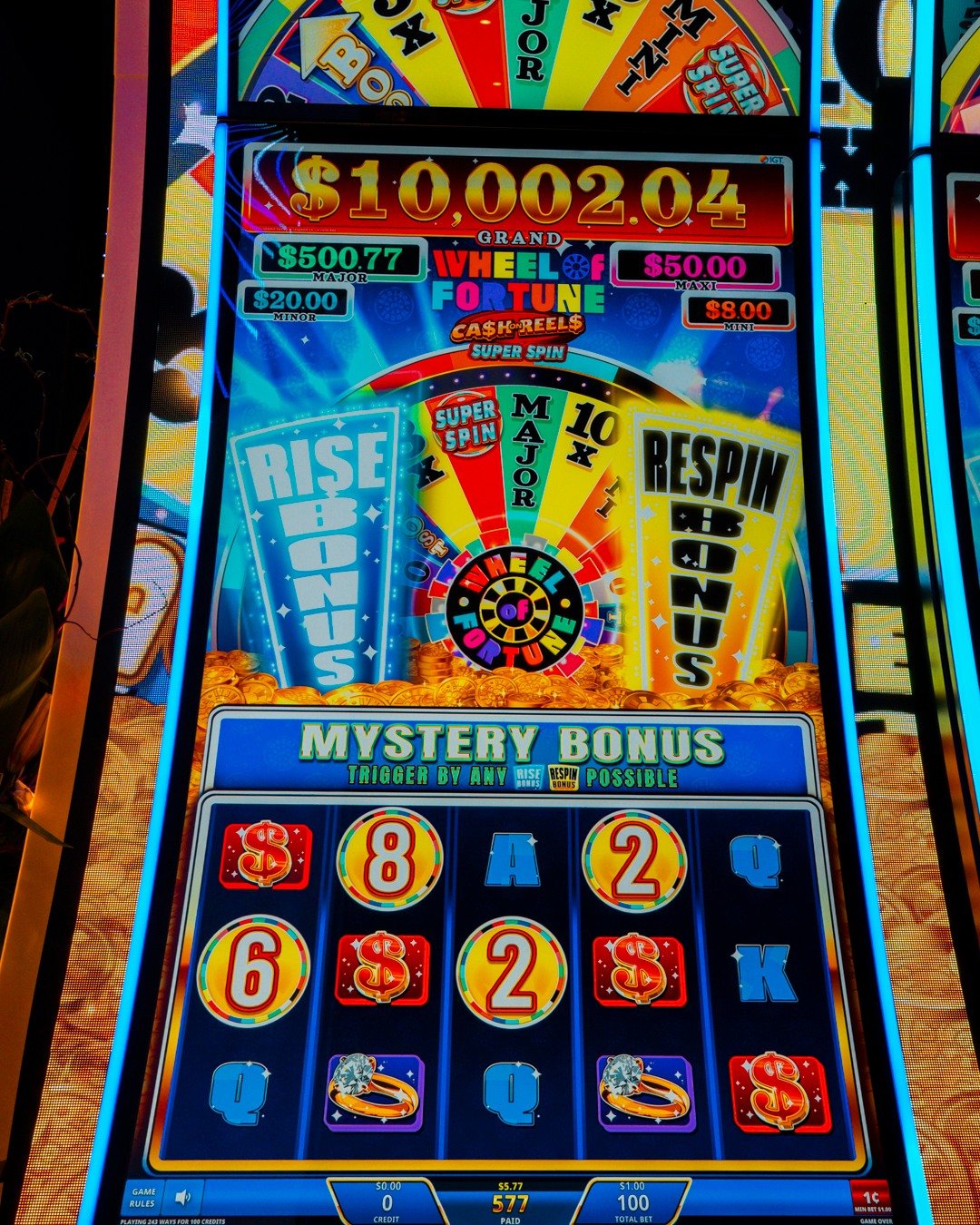 Wheel of Fortune Cash on Reels celebrates its launch at Yaamava' Resort & Casino in California.
