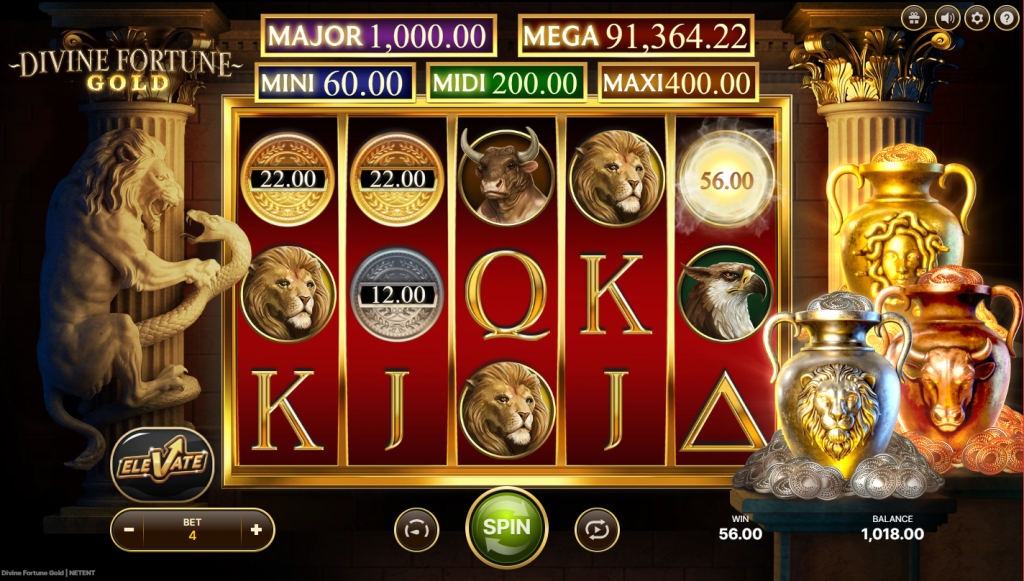 Divine Fortune Gold Coin Collect
